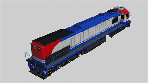 D Emd Gt Cw South Korea Locomotive Train Turbosquid