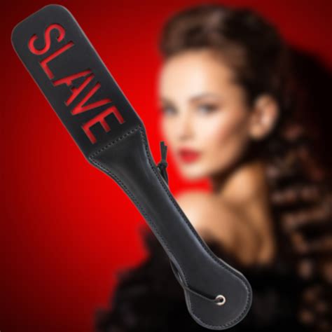 Slave Spank Paddle Leather Punishment Bondage Spanking Bdsm Toys Slave