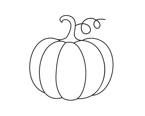 Pumpkin Outline Svg, Pumpkin Outline Cut File, Pumpkin Outline Png ...