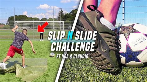 Slip N Slide Challenge Crossbar DÉlire Ft Noa And Claudio Youtube