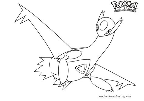 Latios Pokemon Coloring Pages