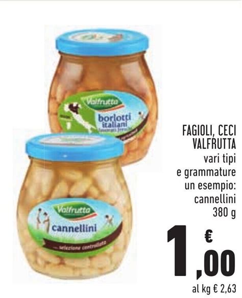 Valfrutta Fagioli Ceci 380g Offerta Di Conad Margherita