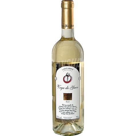 Vega De Yuco Vino Blanco Malvas A Seco D O Lanzarote Botella Cl