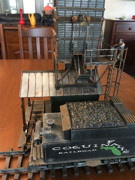 Bachmann O Scale Coaling Tower Converted To G Scale Coffee Table