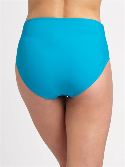 Spanx Fullcoverage Bikini Bottom In Aquamarine Blue Lyst