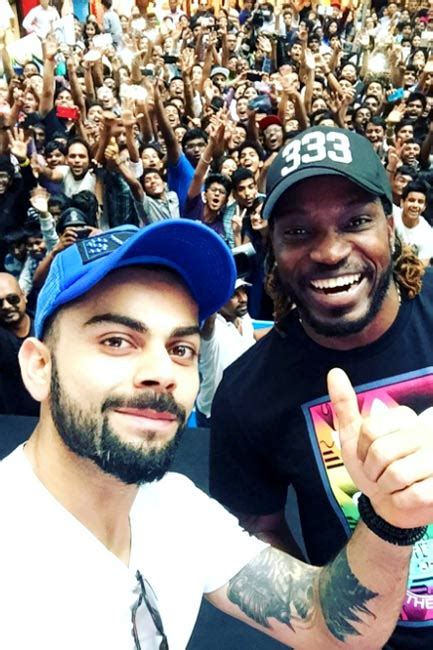 Virat Kohli Clicked A Selfie While Having His Diet