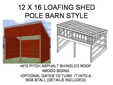 9 Pole Barn Garage Plans Only $19.99