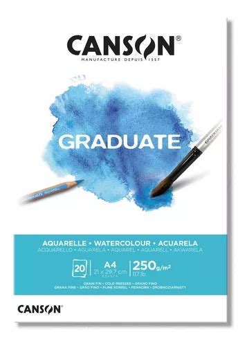 Canson Block Graduate Acuarela 250 Grs A4 X 20 Hojas MercadoLibre