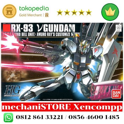 Jual HG RX 93 Nu Gundam RX93 Nu Gundam BANDAI Shopee Indonesia