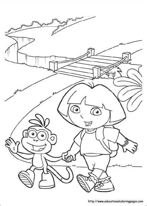 Dora Coloring Pages free For Kids