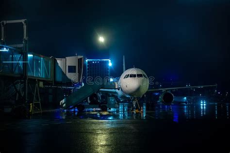 Airplane with a ramp stock photo. Image of ramp, preparation - 300931184