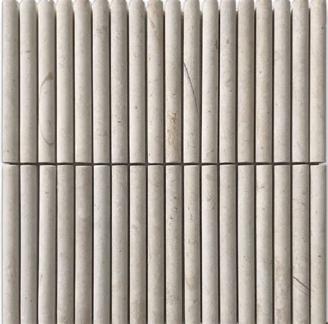 Utica Limestone Mini Flute Mosaic Tile Republic The Best In Tiles