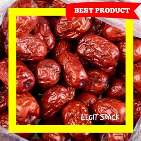 Kurma Merah Besar Buah Angco Jumbo Ang Co Buah Merah Red Dates