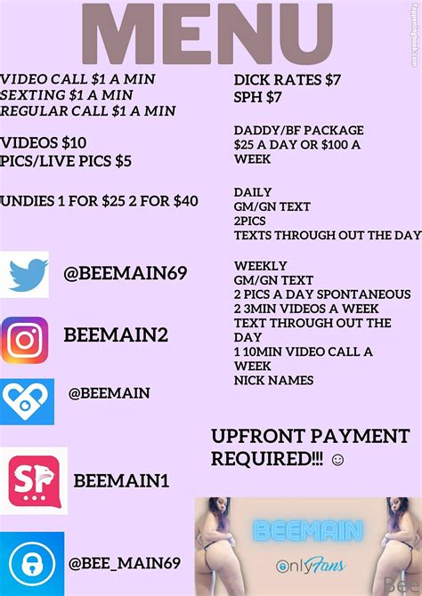 Bee Main69 Beemain2021 Nude OnlyFans Leaks Fappening FappeningBook