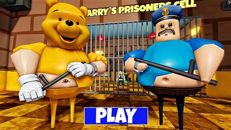 Roblox Winnie The Pooh Barry S Prison Run Obby Youtube