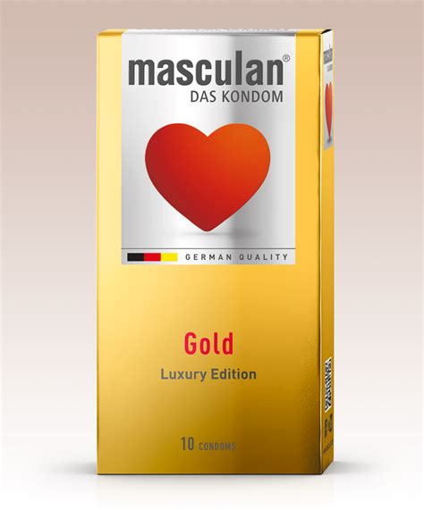 masculan® Gold Luxury Edition gumióvszer 10 db/doboz – masculan®