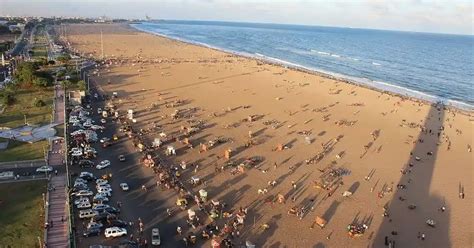 marina beach chennai timings entry fees length history