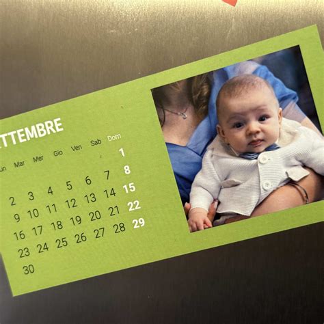 Calendario Magnetico Mensile Personalizzato Comunickare