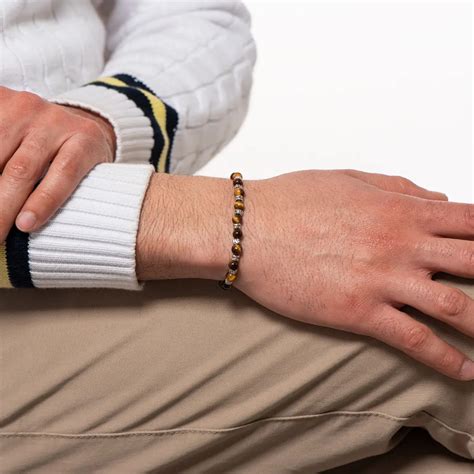 Occhio Di Tigre Bracciale Uomo Accessori Uomo Dandy Street