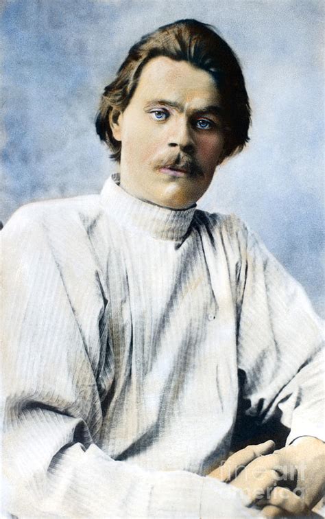 Maxim Gorki 1868 1936 Photograph By Granger