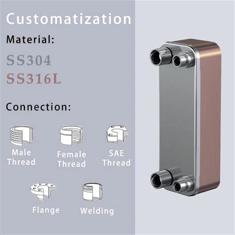 Small Stainless Steel Brazed Plate Heat Exchanger Liquid To Liquid Heat