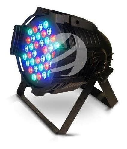 Kit 8 Refletor A Led Par 64 Rgb 36 Leds De 3w Dmx Digital