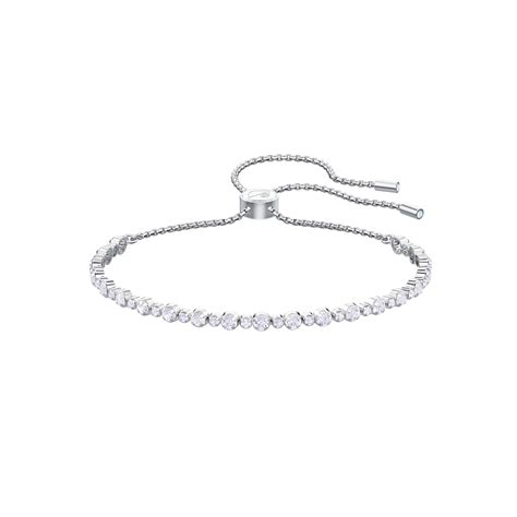 Aggregate 76 Swarovski Silver Tennis Bracelet Latest Ceg Edu Vn