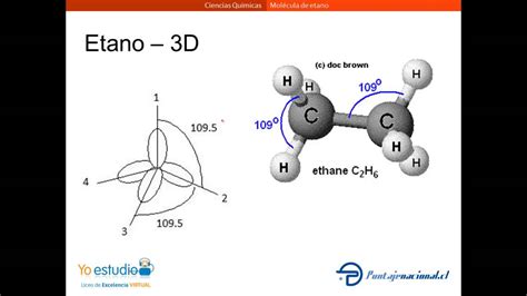 Mol Cula De Etano Youtube