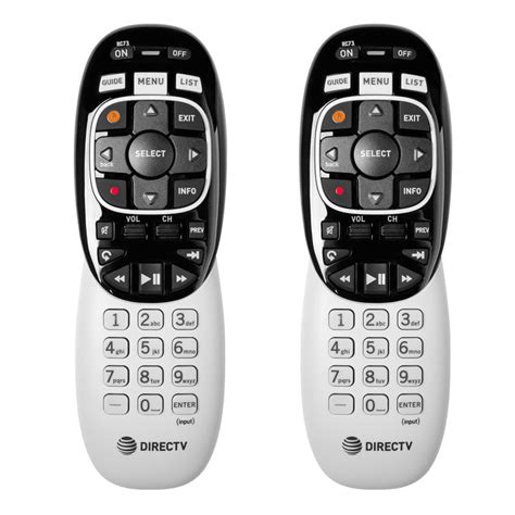 2 Pack - DIRECTV RC73 IR/RF Remote Control — SatelliteSale