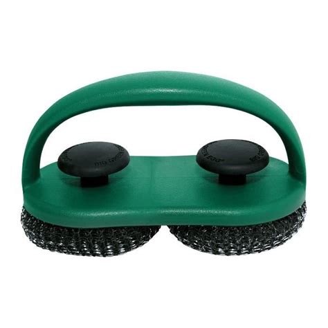 Brosse à récurer double tampon BIG GREEN EGG Cdiscount Jardin