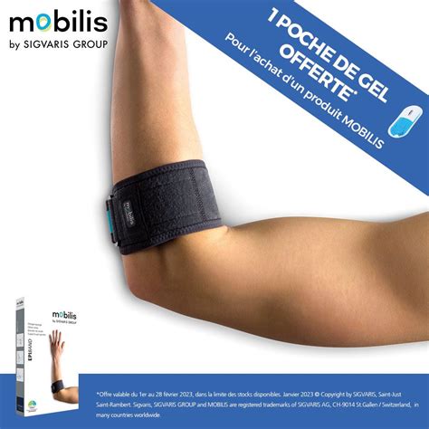 Bracelet anti épicondylite EpiBand Sigvaris Mobilis