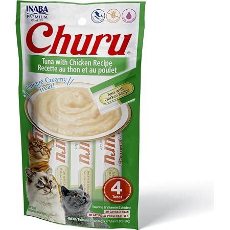 Inaba Churu Golosinas Para Gatos Sin Granos Lamibles Cremosas Y