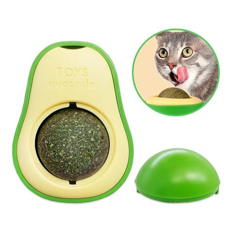 Brinquedo Para Gatos Abacate Interativo Erva De Gato Catnip Natural