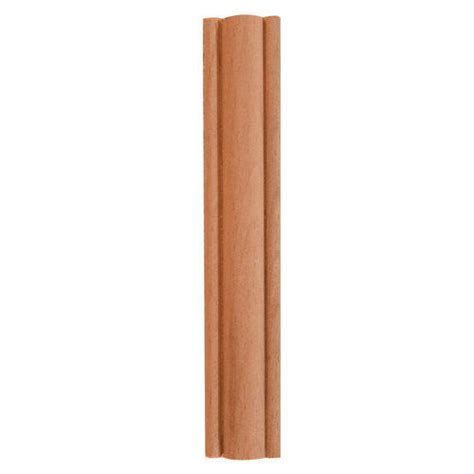 25X8 Inch Termite Resistance Excellent Finish Light Brown Half Round