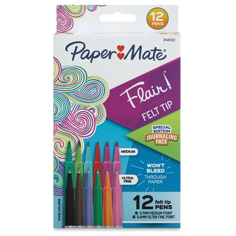 Paper Mate Flair Guard Pens Journaling Pack Set Of Blick Art