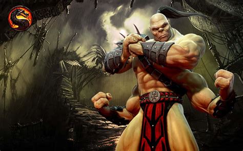 Download The Mighty Goro A Fierce Combatant In Mortal Kombat Wallpaper