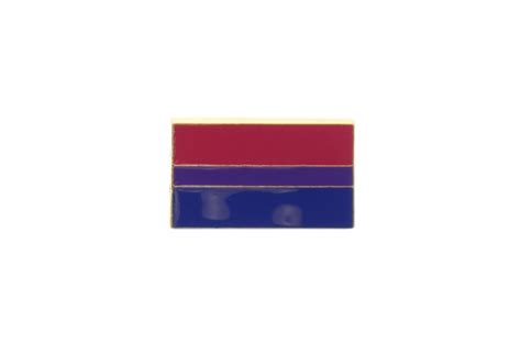 Bisexual Pride Flag Metal Pin Badge