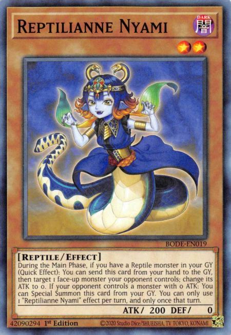 Reptilianne Nyami Yu Gi Oh Wiki Fandom