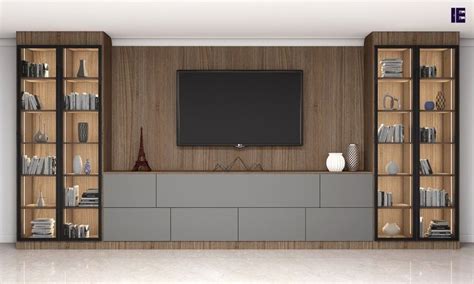 L Shaped TV Unit Design With Cabinets DesignCafe Atelier Yuwa Ciao Jp