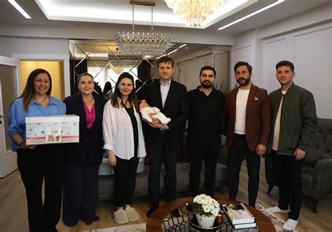 Başkan Akaydan Hoş geldin Bebek ziyareti Çerkezköy Havadis