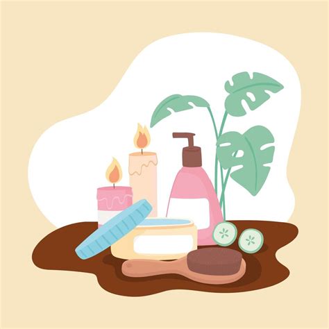 Cartoon Skin Care Products 3747720 Vector Art At Vecteezy