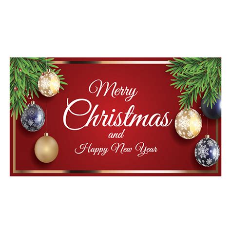 Christmas Banners Printing | Custom Merry Christmas Banners