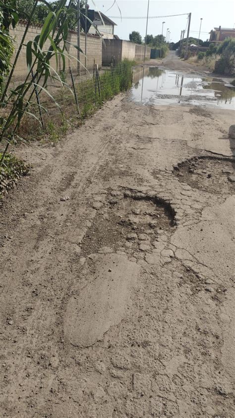 Perdita Idrica E Strada Devastata In Via Orte A Nettuno Cittadini