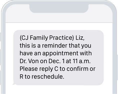 Doctor Appointment Text Message Samples Templates Ez Texting