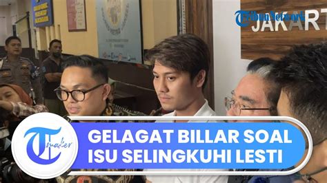 Gelagat Rizky Billar Ditanya Soal Perselingkuhan Yang Jadi Sebab Kasus