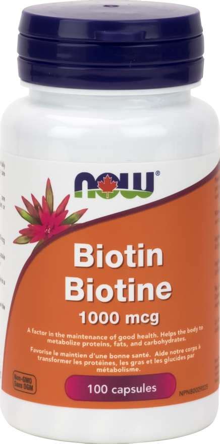 Now Biotin 1000 Mcg 100 Vegi Caps Your Health Food Store And So Much