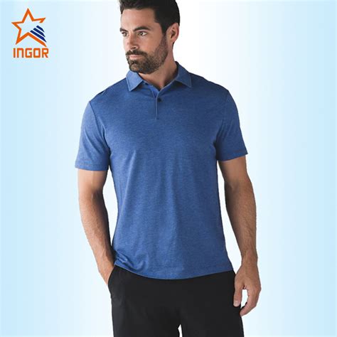 Customized Cotton High Quality Antibacterial Activewear Mens Golf Polo