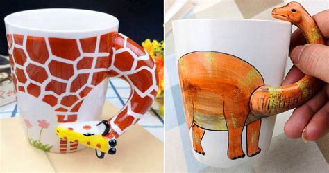 These 3D Animal Coffee Mugs Are Adorable