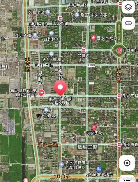 西安凤城五路与明光路交汇处是否有地铁 西安地铁：有轨道交通线路 手机新浪网