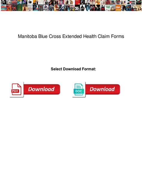 Fillable Online Manitoba Blue Cross Extended Health Claim Forms Manitoba Blue Cross Extended